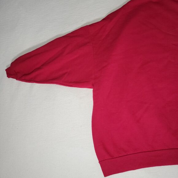 Vintage Jerzees Sweatshirt Womens Size 22F Purple Bear Garden Grunge Y2k Retro - Picture 15 of 16